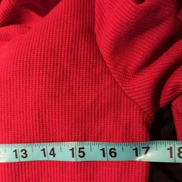 Revamped bodycon ribbed  sweater long sleeve Vneck top Sz l - Picture 4 of 10